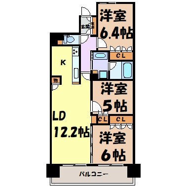 リエトコート丸の内 間取り図