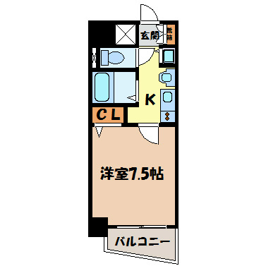 プレサンス泉アーバンゲート 間取り図