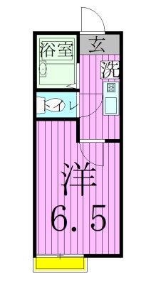 クラシエ 102号室 間取り