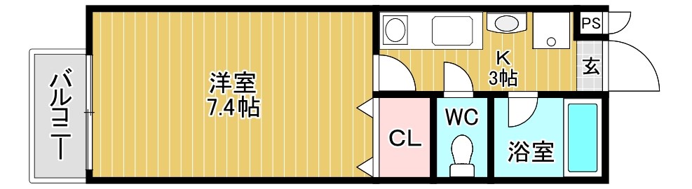 ＣＲＥＳＴ井堀（クレスト井堀） 間取り図