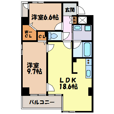 イーグルヘッド橦木 間取り図