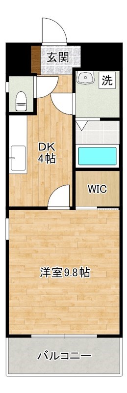 フローレスタシオン参番館 201号室 間取り