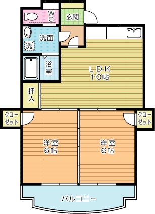 ブロックスビル 302号室 間取り