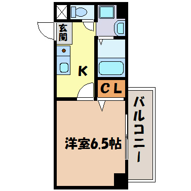 万宝マンション 間取り図