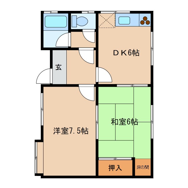 本海野貸住宅 間取り