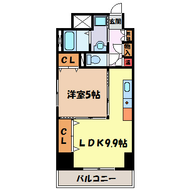 プレステージ千種 間取り図