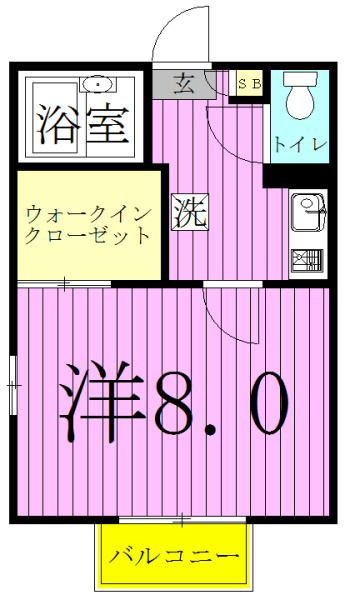 ハイツアバンセ 102号室 間取り