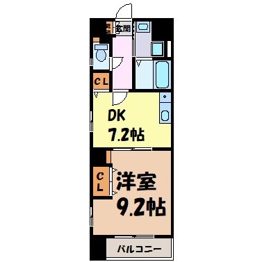 レジデンスカープ今池 間取り図