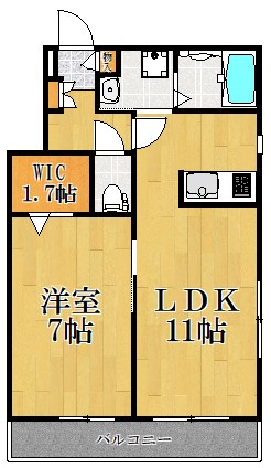 Felicite 201号室 間取り