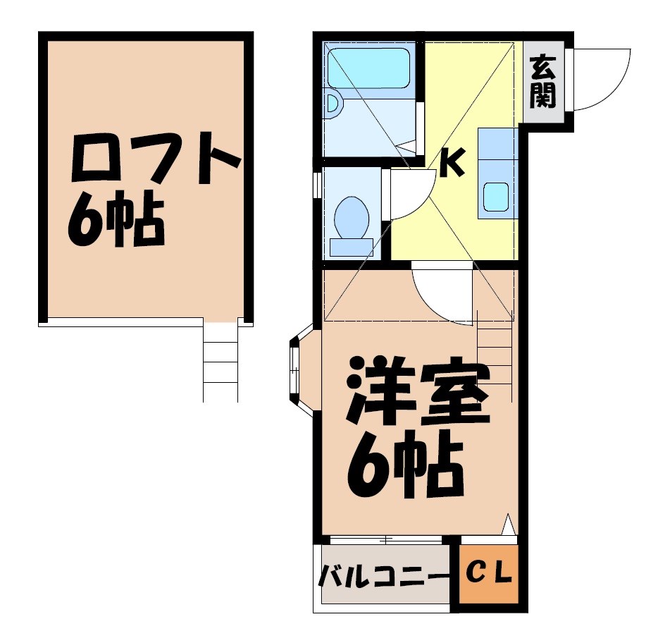 エムケート桜山 間取り図