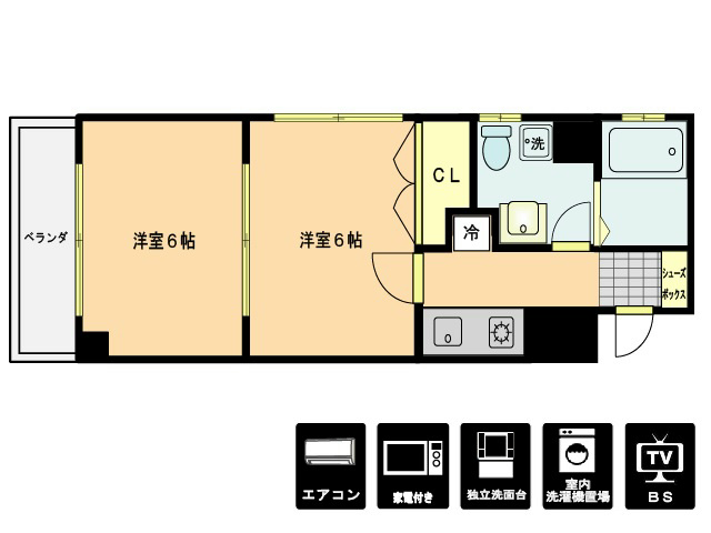 コーポラスセーフティ 間取り