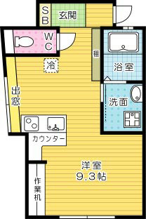 Ｈａｔｔｏｒｉ Ａｐａｒｔｍｅｎｔ（ハットリアパートメント） 103号室 間取り