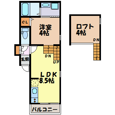 ファンキャッスル 間取り図