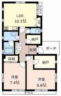 サンハイツ山本 間取り