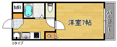 ロジュマン泉佐野 間取り