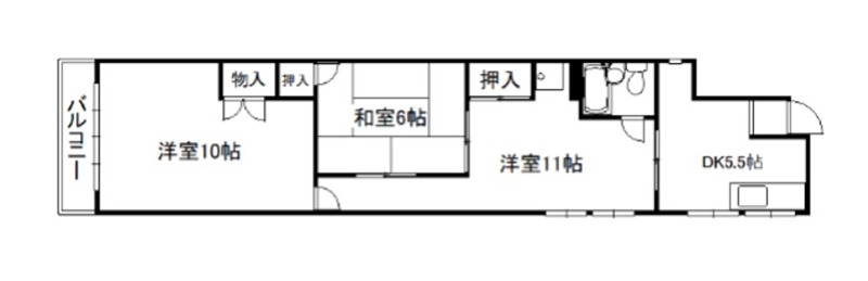四坊大宮ビル 間取り