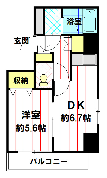 ダイアパレス長野大通り 間取り