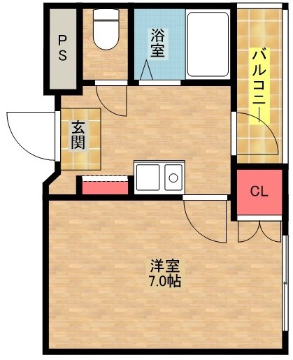 間取り アドヴァン住之江 間取り図