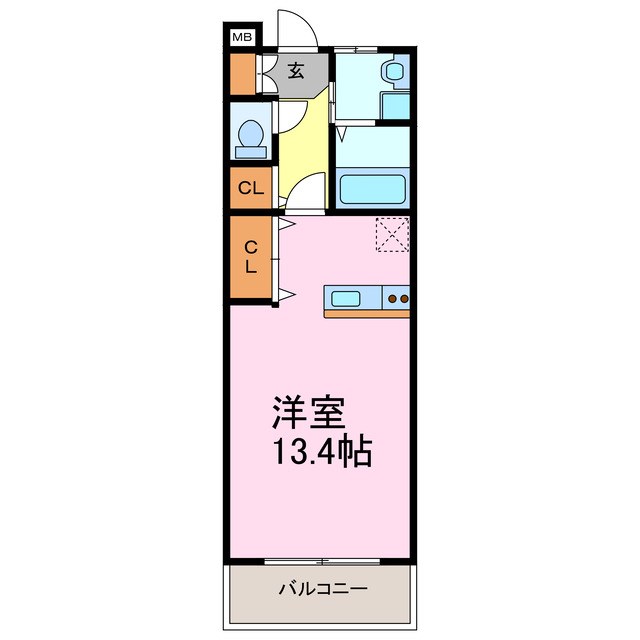 キャッスル常滑 間取り図