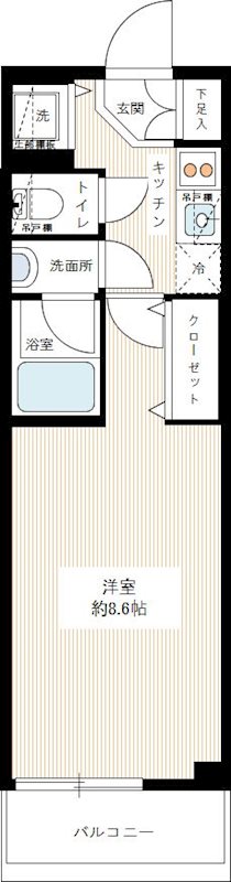 プレディアンスフォート錦糸町HY's 0604号室 間取り