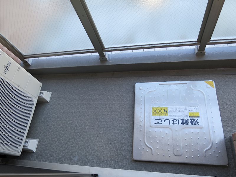 ルクシェール武蔵新田 ベランダ