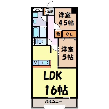 リーブル御器所 間取り図