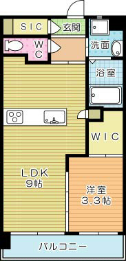 アミュゼ西小倉 間取り図