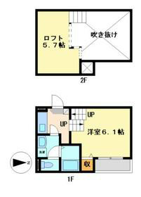 愛知県名古屋市東区筒井２丁目 間取り