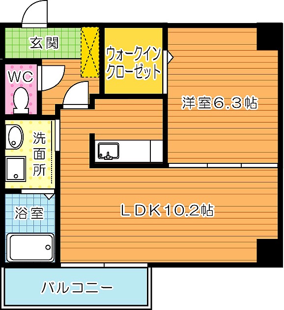 CoCoメゾン（ココメゾン） 602号室 間取り
