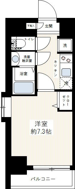 グランド・ガーラ新横浜Ｓｏｕｔｈ 間取り図