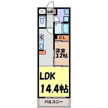Gramercy Shirakawa Koen 間取り図