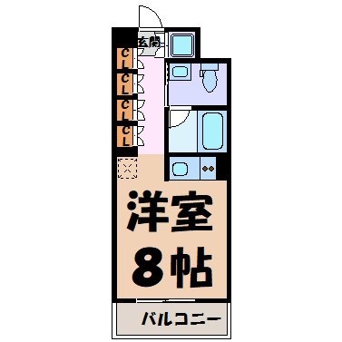 白川公園パークマンション 間取り図