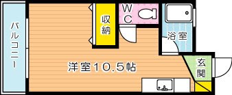 井ビルⅡ  301号室 間取り