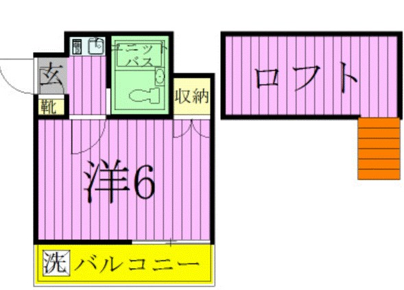 ジュネパレス新松戸第34 102号室 間取り