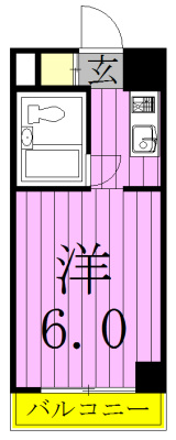 TOP・南流山 225号室 間取り