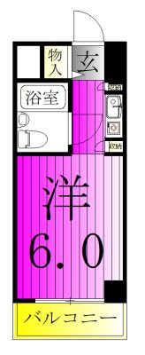 TOP・南流山 225号室 間取り
