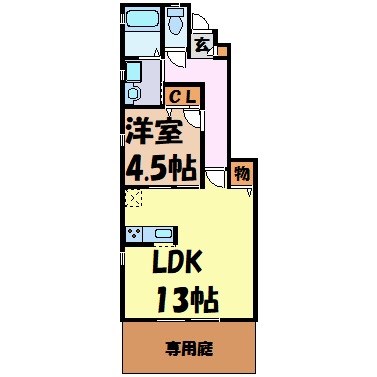 レジデンス桜山 間取り図