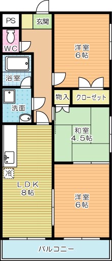 ヴェルクレイン壱番館 301号室 間取り