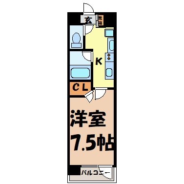 ベルファース川原通 間取り図