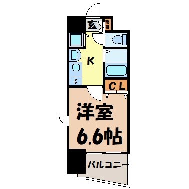 プレサンス名古屋駅前ヴェルロード 間取り図