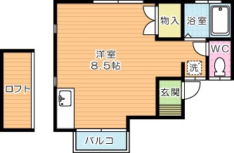 シティベール宇佐町 101号室 間取り