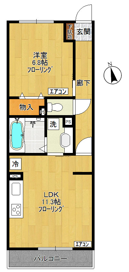 ロワゾーブリュー　- Loiseau　bleu - 間取り図