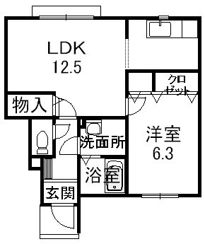 メゾンド北野 間取り