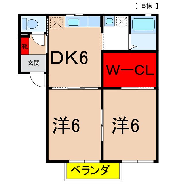 メゾンセレーノB 間取り
