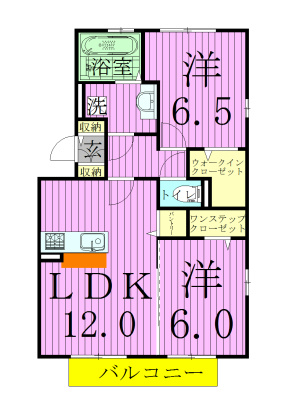 301号室 間取り