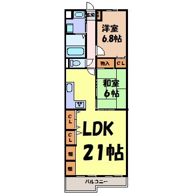 フロレアールⅡ 間取り図