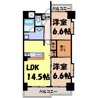 Ｈｉｌｌ　Ｐａｌａｃｅ　ＩＫＡＩ 間取り図