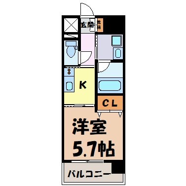 エスポアール泉 間取り図