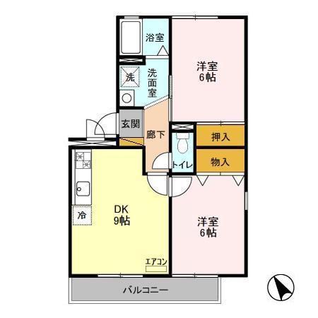 201号室 間取り
