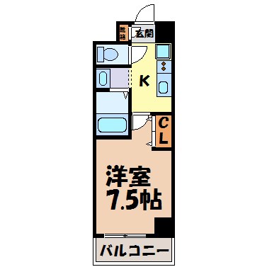 ニーズメゾン新栄 間取り図